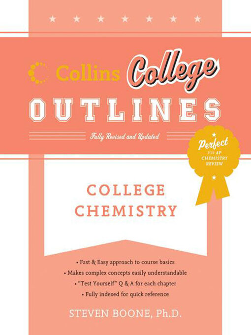 Title details for College Chemistry by Steven Boone - Available